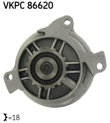 SKF Vízpumpa VKPC86620_SKF